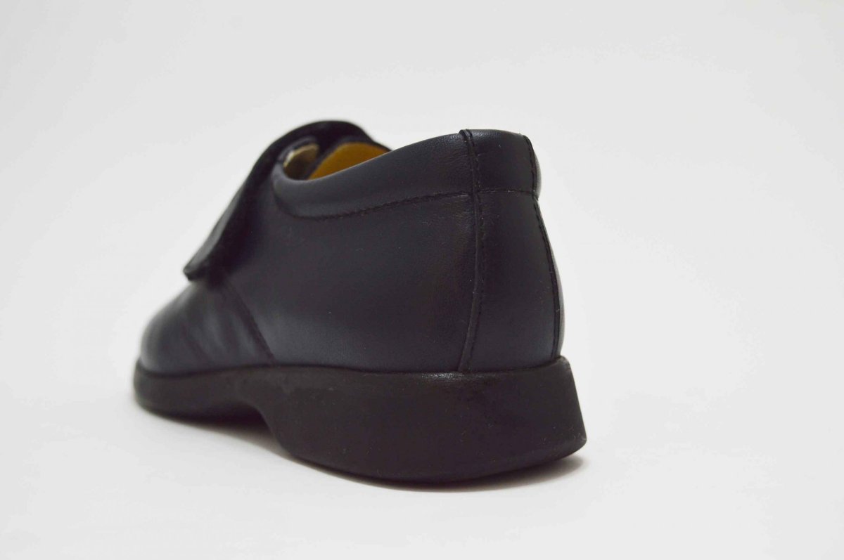 Blucher colegial azul marino flor niña - Imagen 6