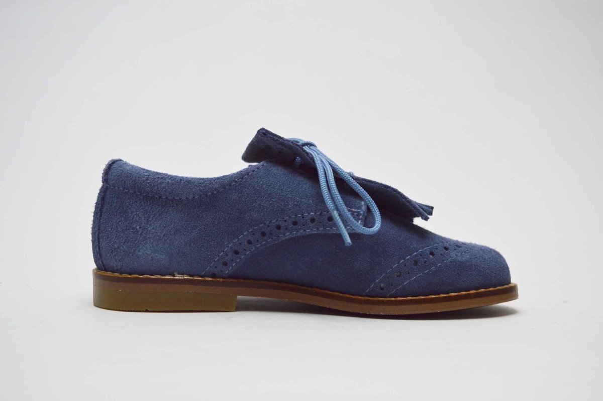 Zapato blucher serraje con copete y picado niño - Imagen 6