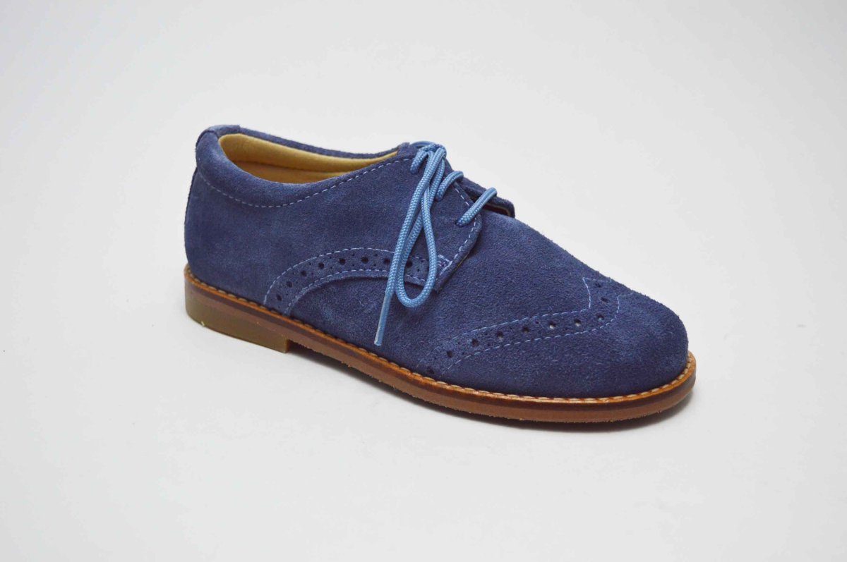 Zapato blucher serraje con copete y picado niño - Imagen 8