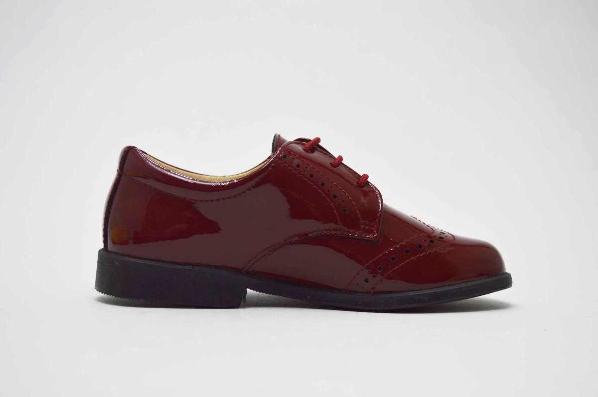 Zapato blucher picado ceremonia niño - Imagen 5