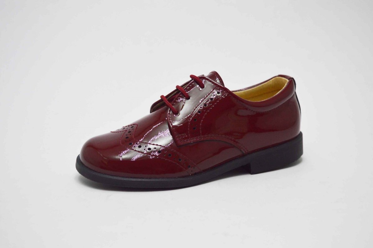 Zapato blucher picado ceremonia niño - Imagen 3
