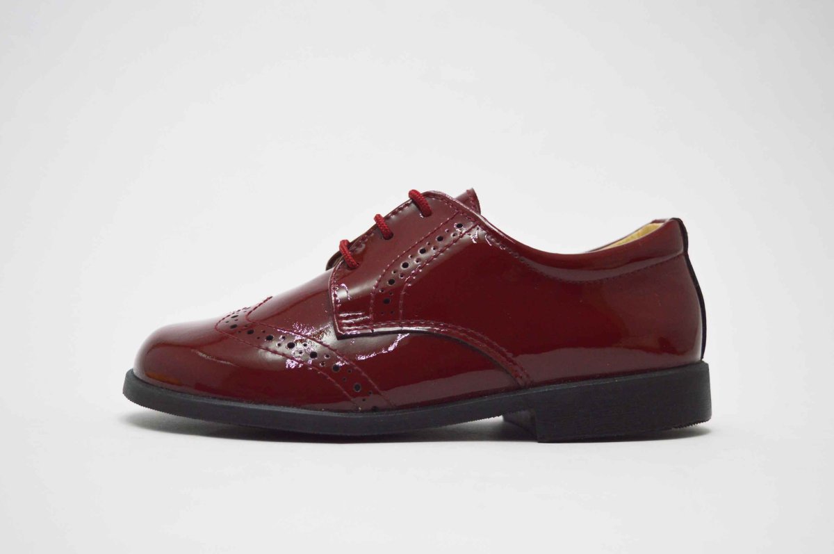 Zapato blucher picado ceremonia niño - Imagen 4