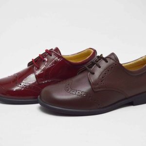 Zapato blucher picado ceremonia niño