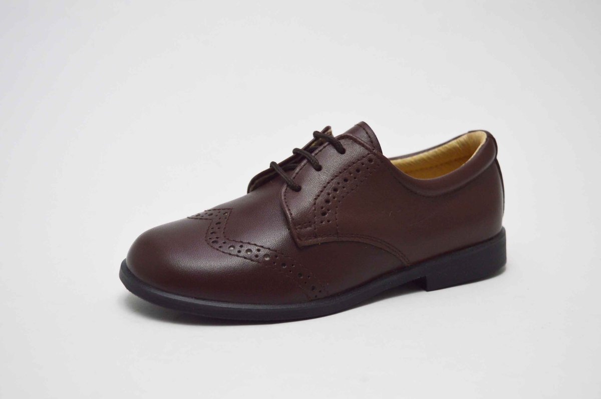 Zapato blucher picado ceremonia niño - Imagen 6