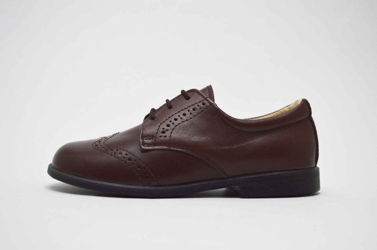 Zapato blucher picado ceremonia niño - Imagen 7