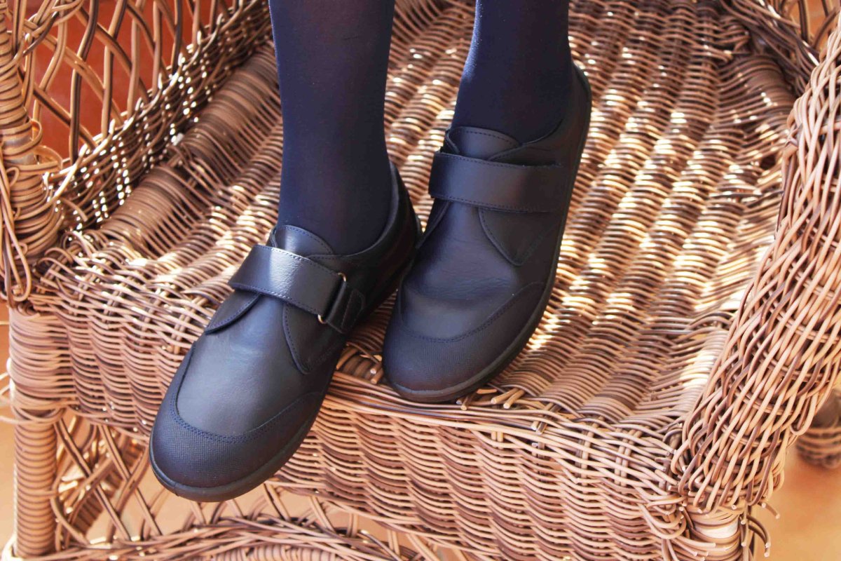 Blucher azul con puntera reforzada niño - Imagen 2