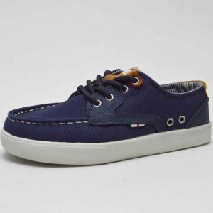 Lona cordones azul niño