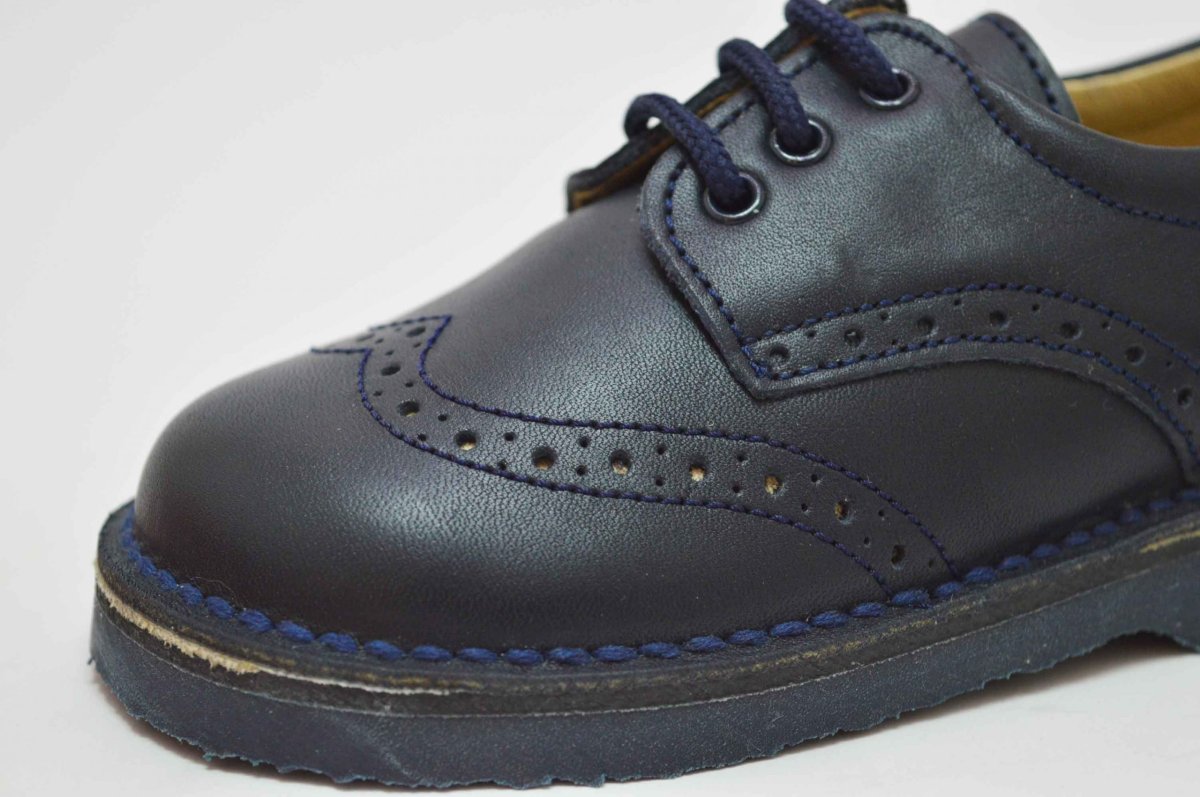 Blucher azul cordones niños - Imagen 8