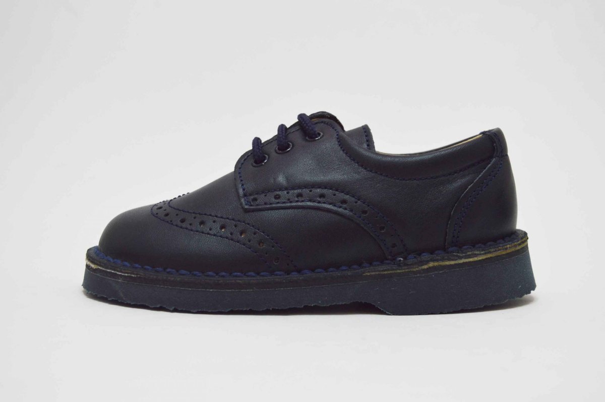 Blucher azul cordones niños - Imagen 4