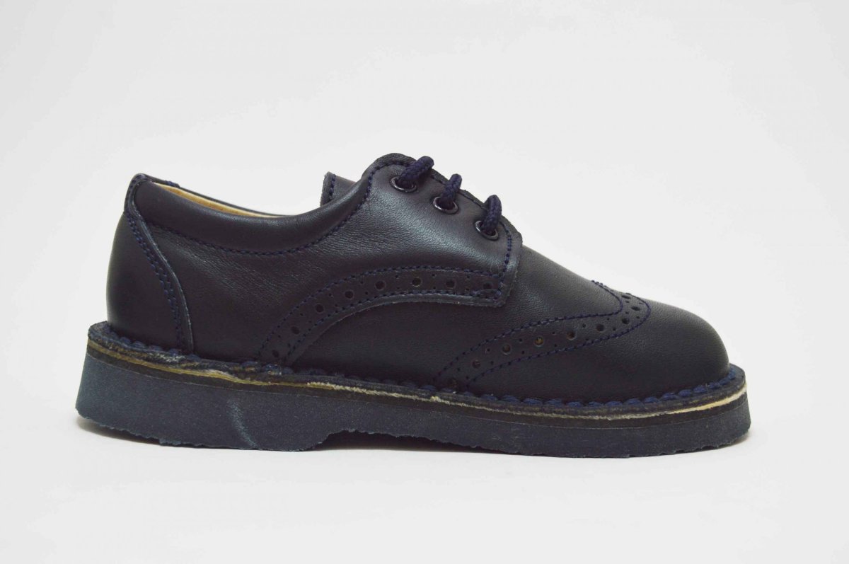 Blucher azul cordones niños - Imagen 5