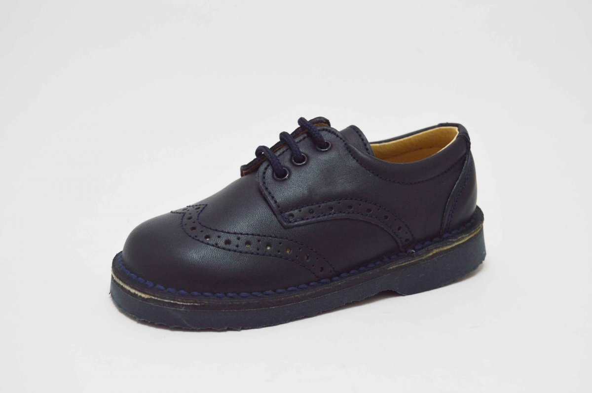 Blucher azul cordones niños - Imagen 3