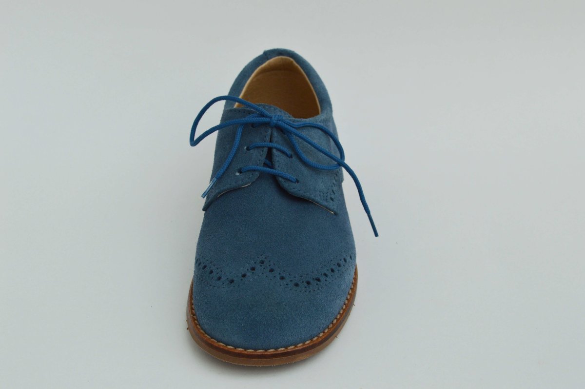 Zapato serraje blucher con picado niño - Imagen 5