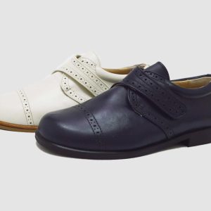 Zapato blucher niño comunión picados