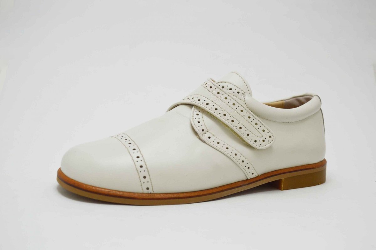 Zapato blucher niño comunión picados - Imagen 3