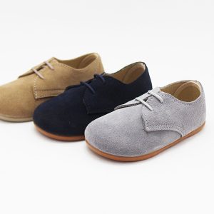 Blucher respetuoso serraje niño suela caramelo Chuches