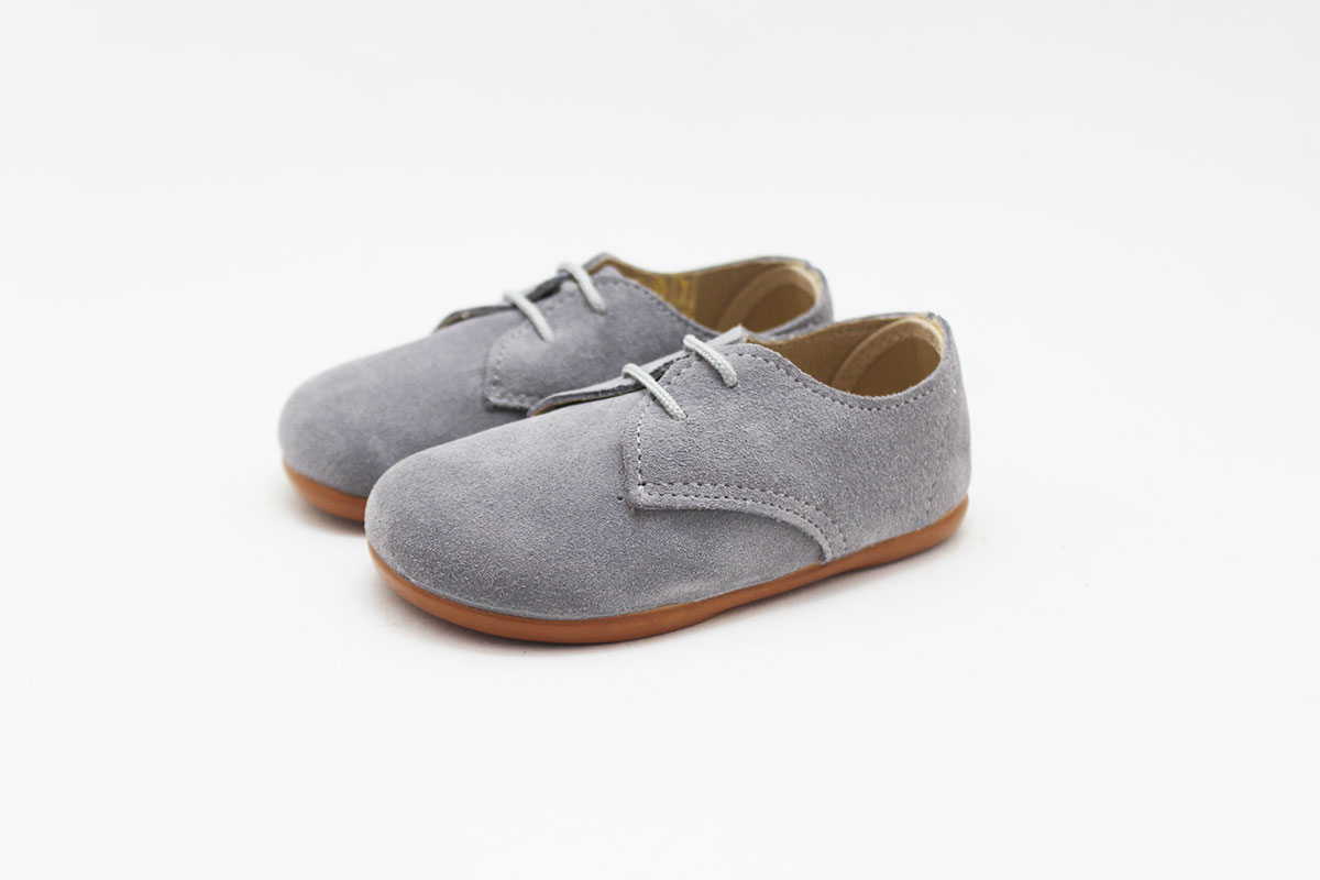 Blucher respetuoso serraje niño suela caramelo Chuches - Imagen 3