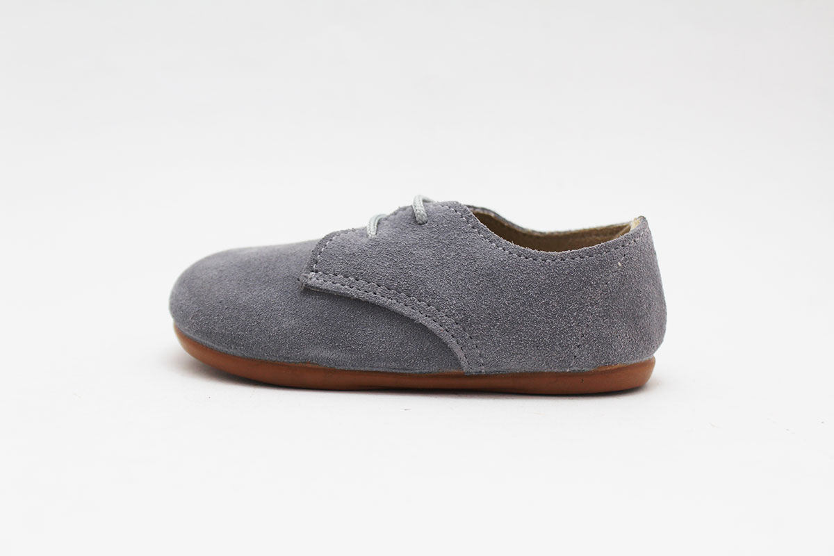 Blucher respetuoso serraje niño suela caramelo Chuches - Imagen 5
