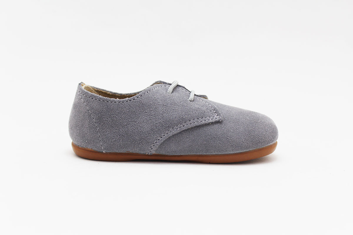 Blucher respetuoso serraje niño suela caramelo Chuches - Imagen 6