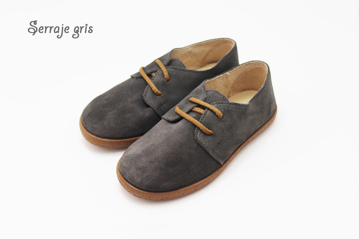 Zapatos serraje cordones flexibles niños - Imagen 6