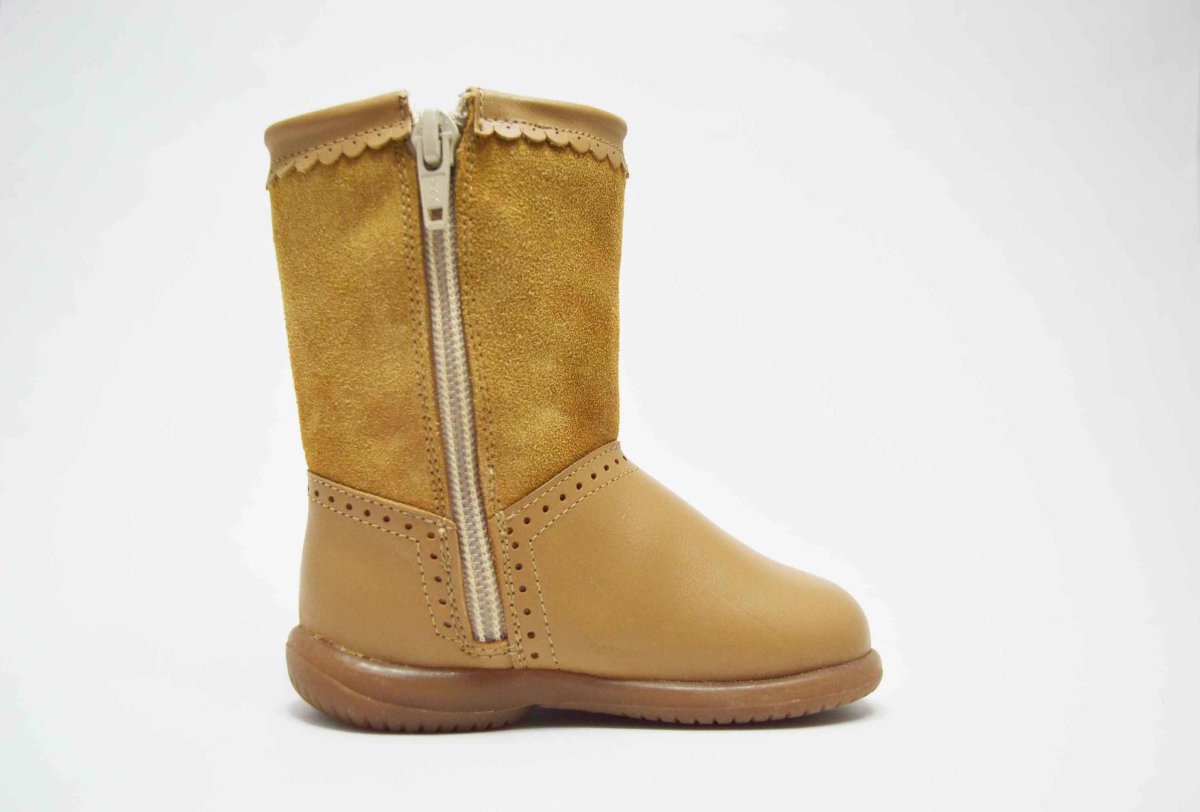 Bota alta combinada flor niña - Imagen 5