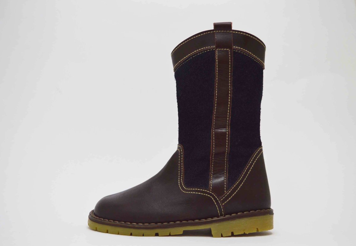 Bota campera combinada con serraje - Imagen 4