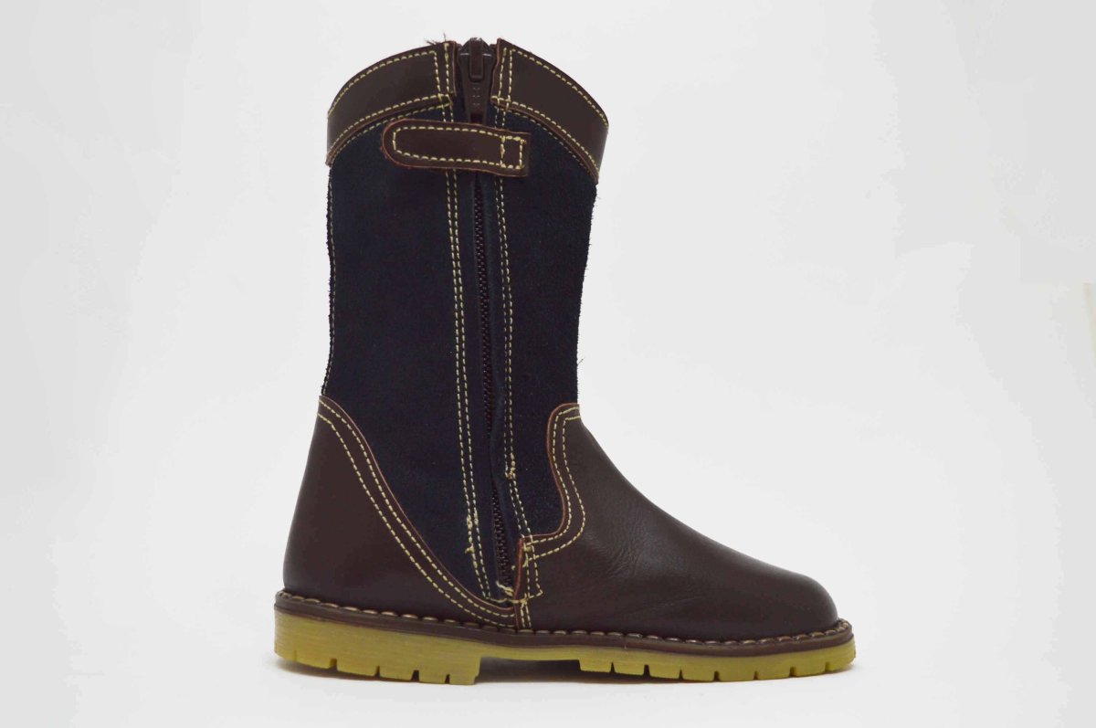 Bota campera combinada con serraje - Imagen 5