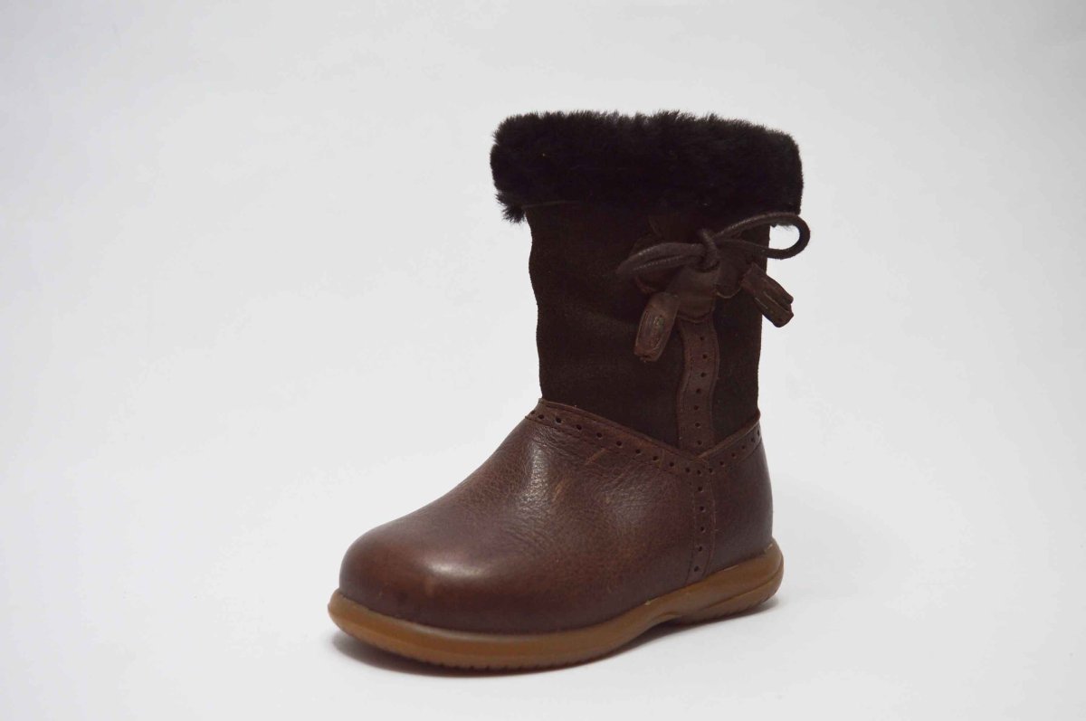 Bota alta flor pelo niña - Imagen 4