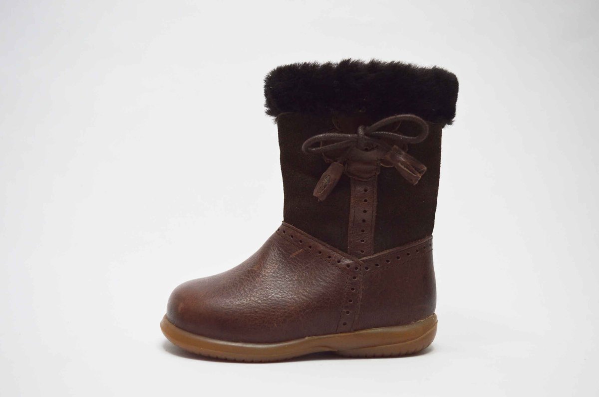 Bota alta flor pelo niña - Imagen 5