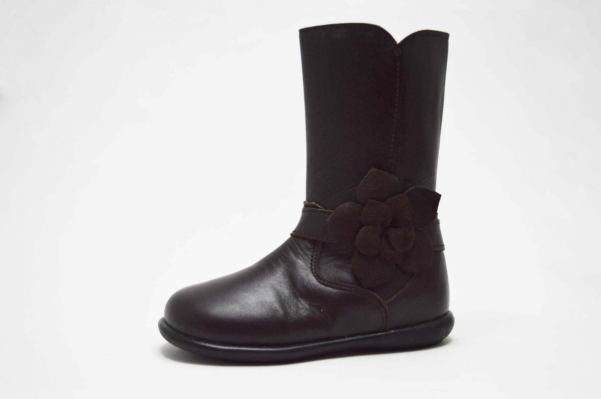 Bota alta flor niña - Imagen 3