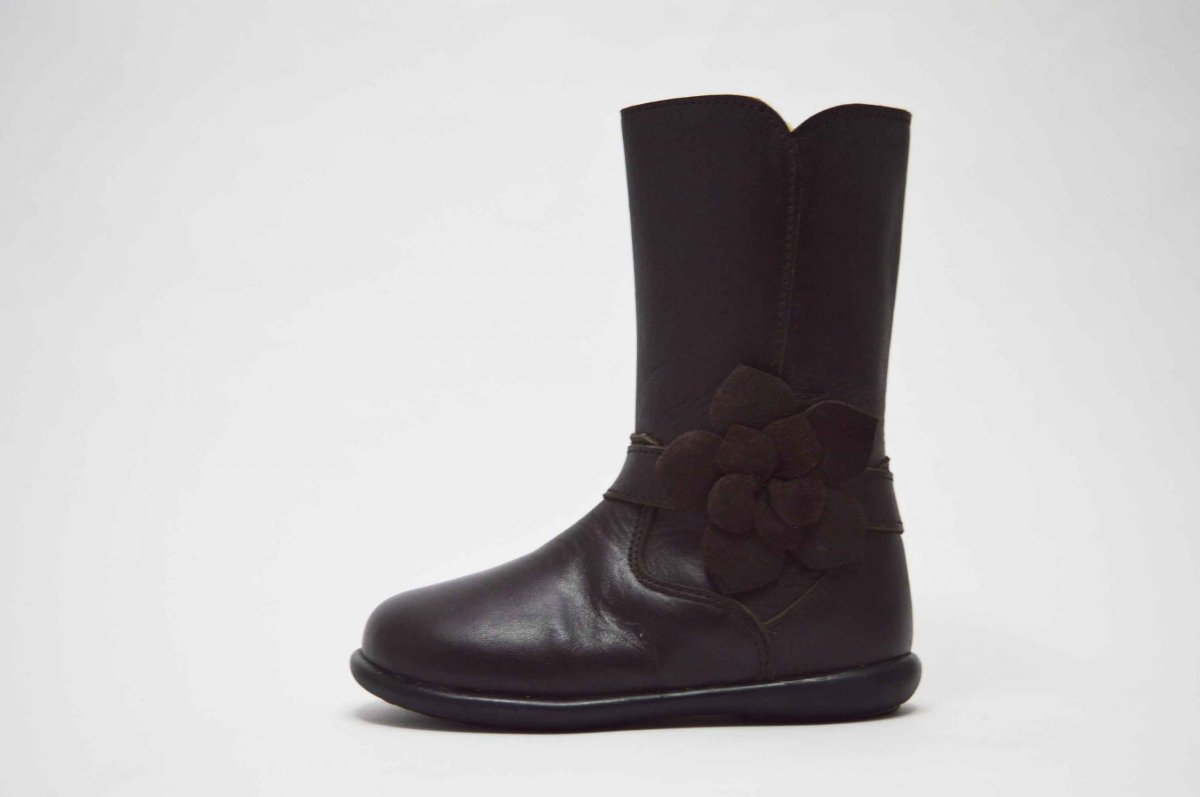 Bota alta flor niña - Imagen 4