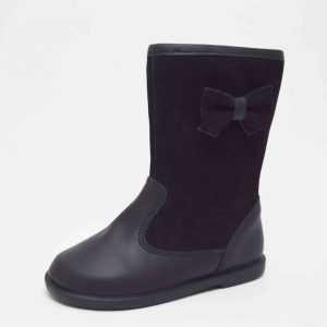 Bota alta lazo niña