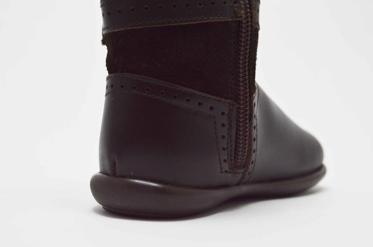 Bota alta serraje napa lazos niña - Imagen 6