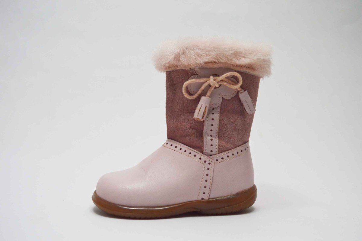 Bota alta flor pelo niña - Imagen 9