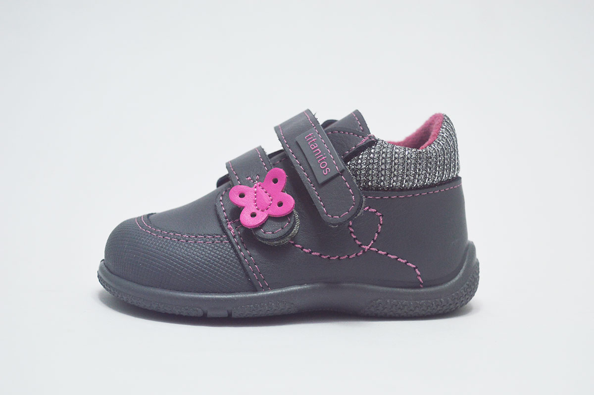 Bota azul mariposa fuxia niña Titanitos - Imagen 5