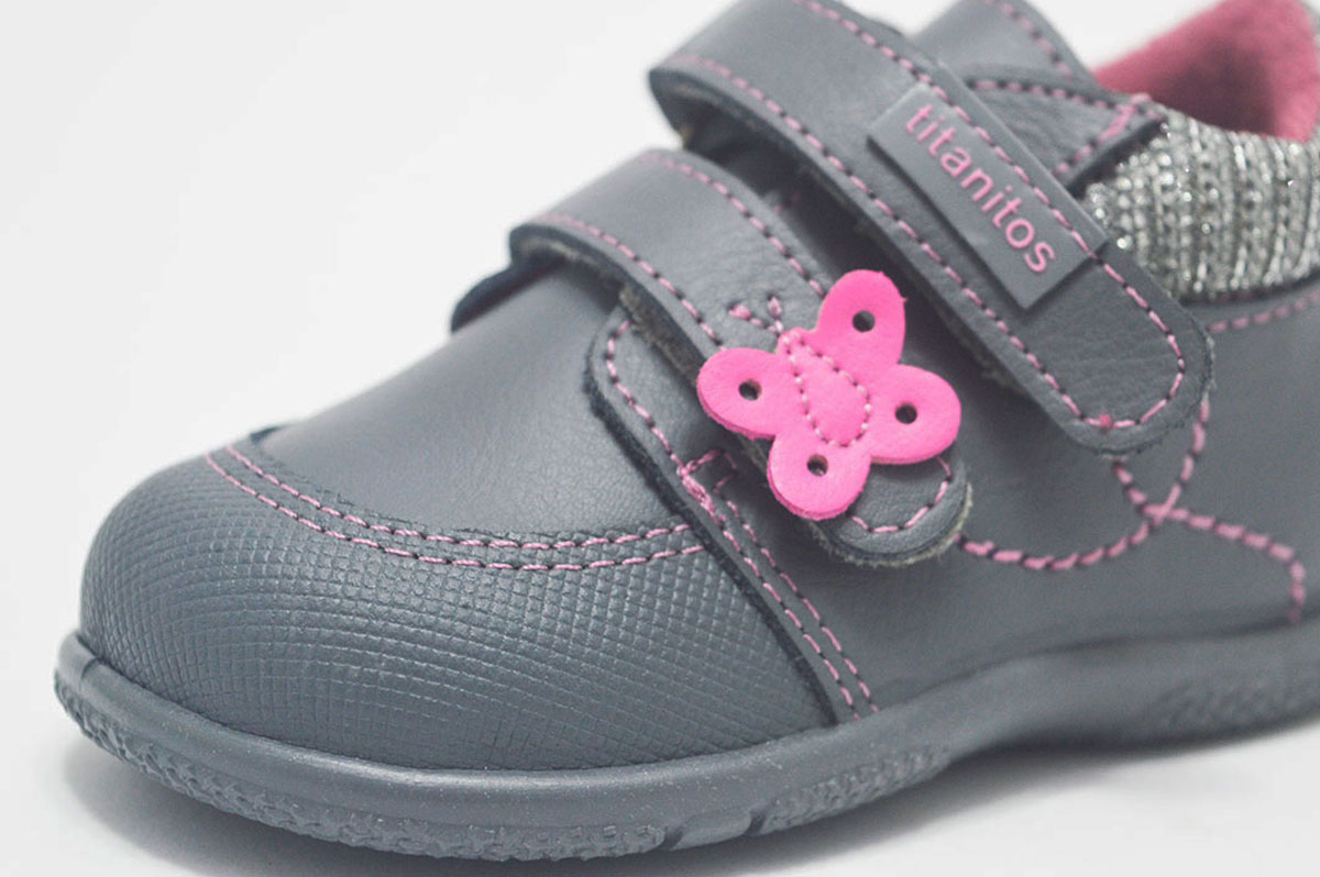 Bota azul mariposa fuxia niña Titanitos - Imagen 3