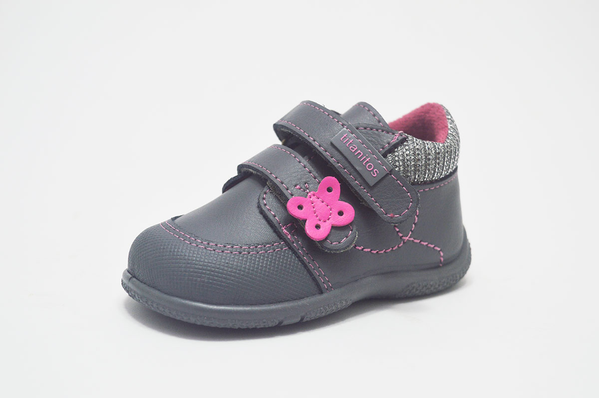 Bota azul mariposa fuxia niña Titanitos - Imagen 4