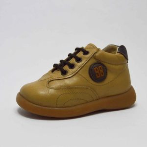 Botita camel cordones niño