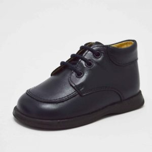 Bota cordones azul marino