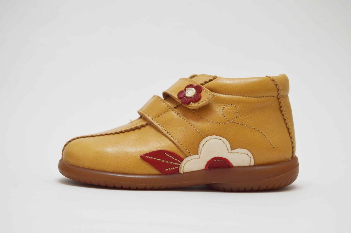 Bota con cierre adherente camel niña - Imagen 3
