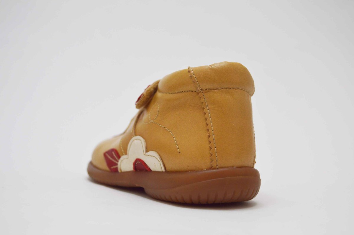 Bota con cierre adherente camel niña - Imagen 7