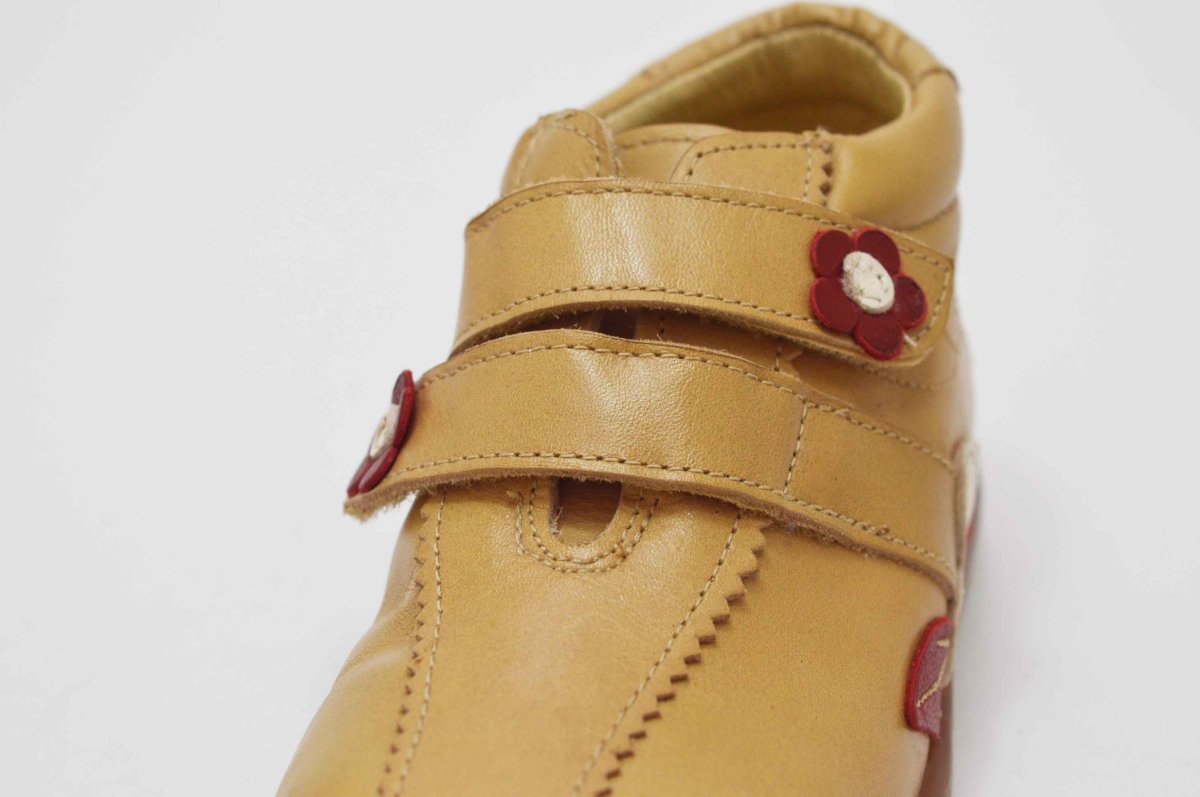 Bota con cierre adherente camel niña - Imagen 8
