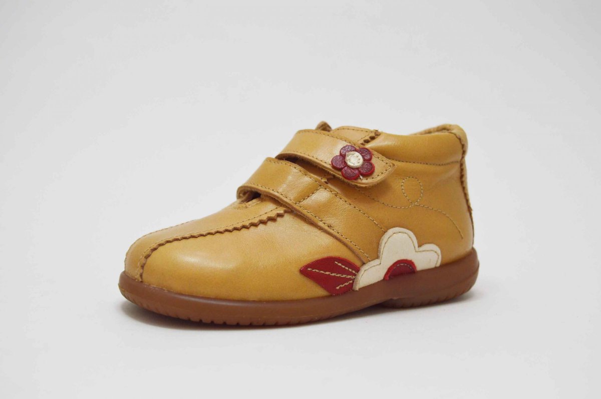 Bota con cierre adherente camel niña - Imagen 4