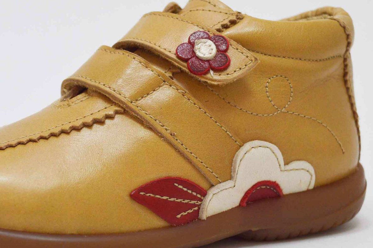 Bota con cierre adherente camel niña - Imagen 6