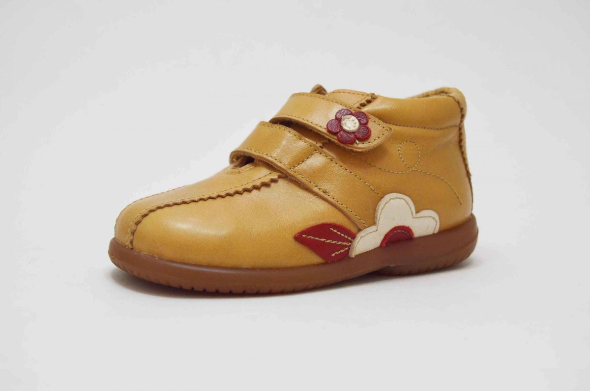 Bota con cierre adherente camel niña - Imagen 2