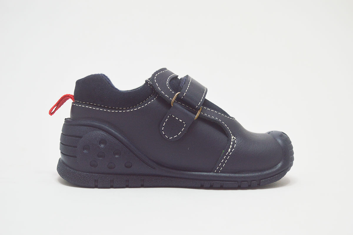 Bota combinada napa con serraje azul niño - Imagen 4