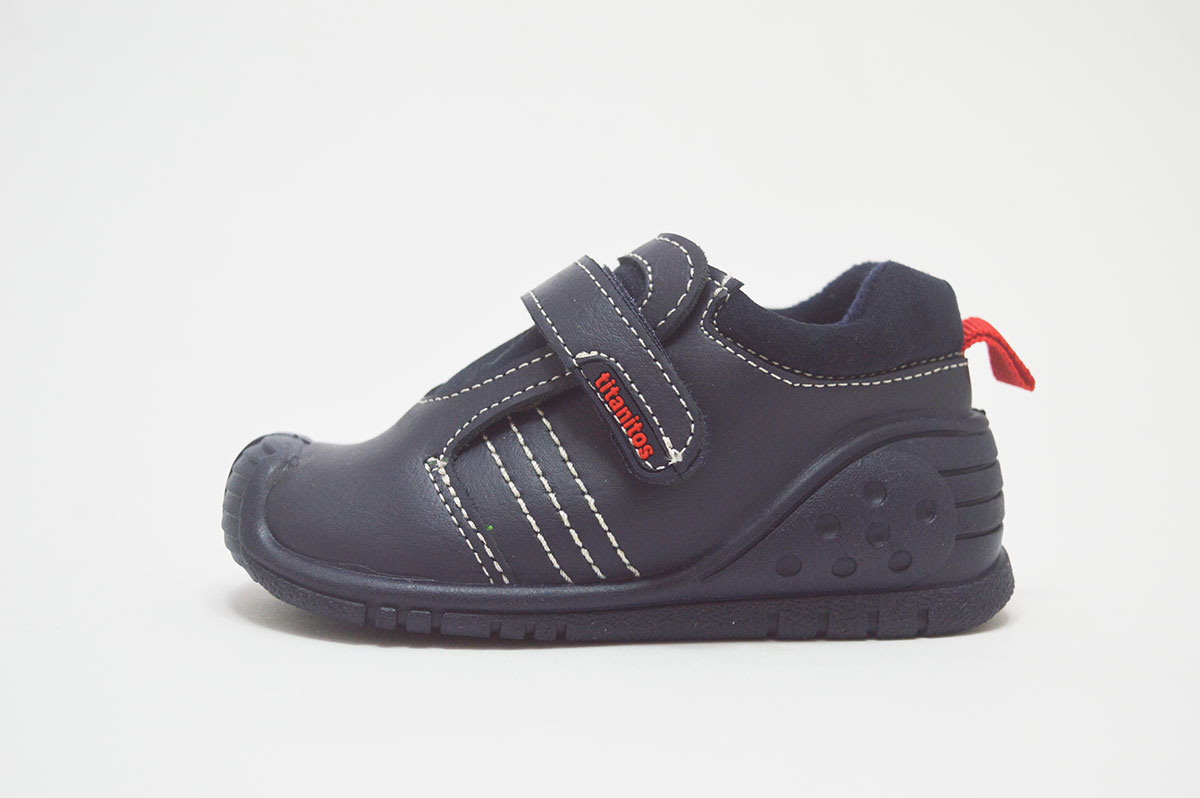 Bota combinada napa con serraje azul niño - Imagen 3