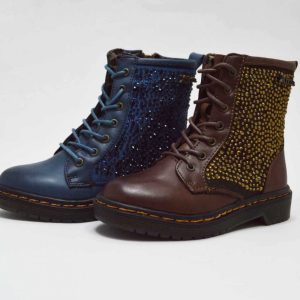 Botas estilo militar tachuelas niña