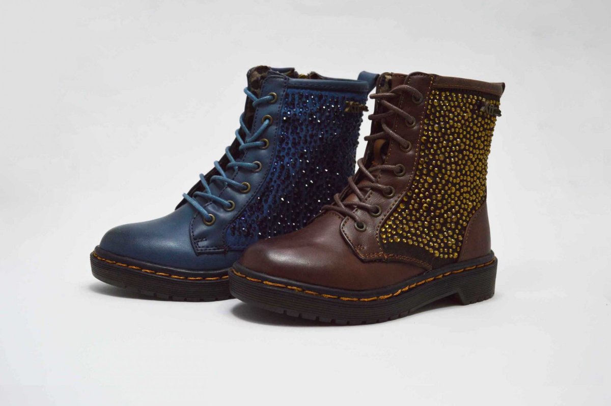Botas estilo militar tachuelas niña - Imagen 2