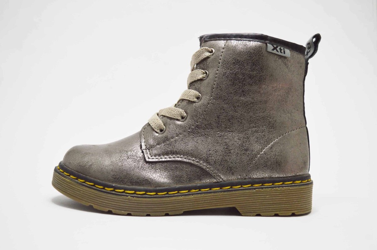 Botas estilo militar tonos metalizados niña - Imagen 7