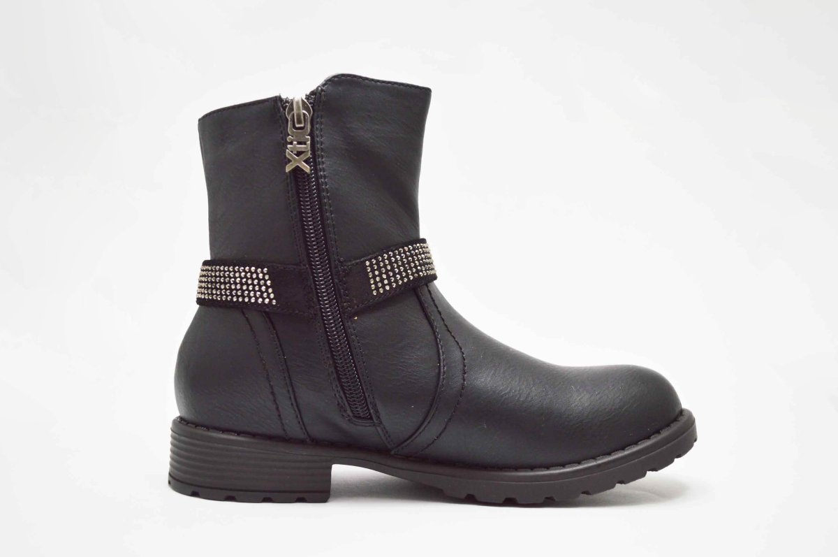 Bota negra hebilla niña - Imagen 4
